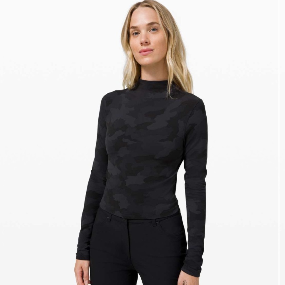 Lululemon All Aligned Mock Neck Long Sleeve